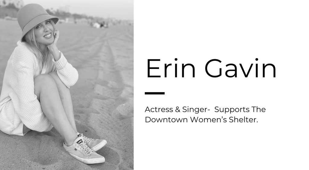 Erin Gavin- Actress & Singer Supports The Downtown Women’s Shelter. - Lamo Footwear