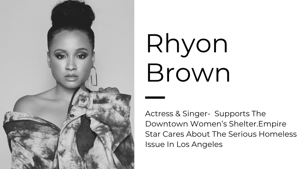 Rhyon Brown- Empire Star Cares About The Serious Homeless Issue In Los Angeles - Lamo Footwear
