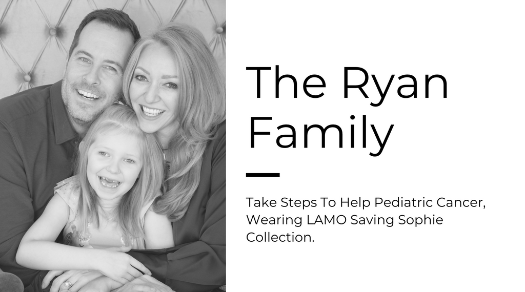 The Ryan Family- Take Steps To Help Pediatric Cancer, Wearing LAMO Saving Sophie Collection. - Lamo Footwear