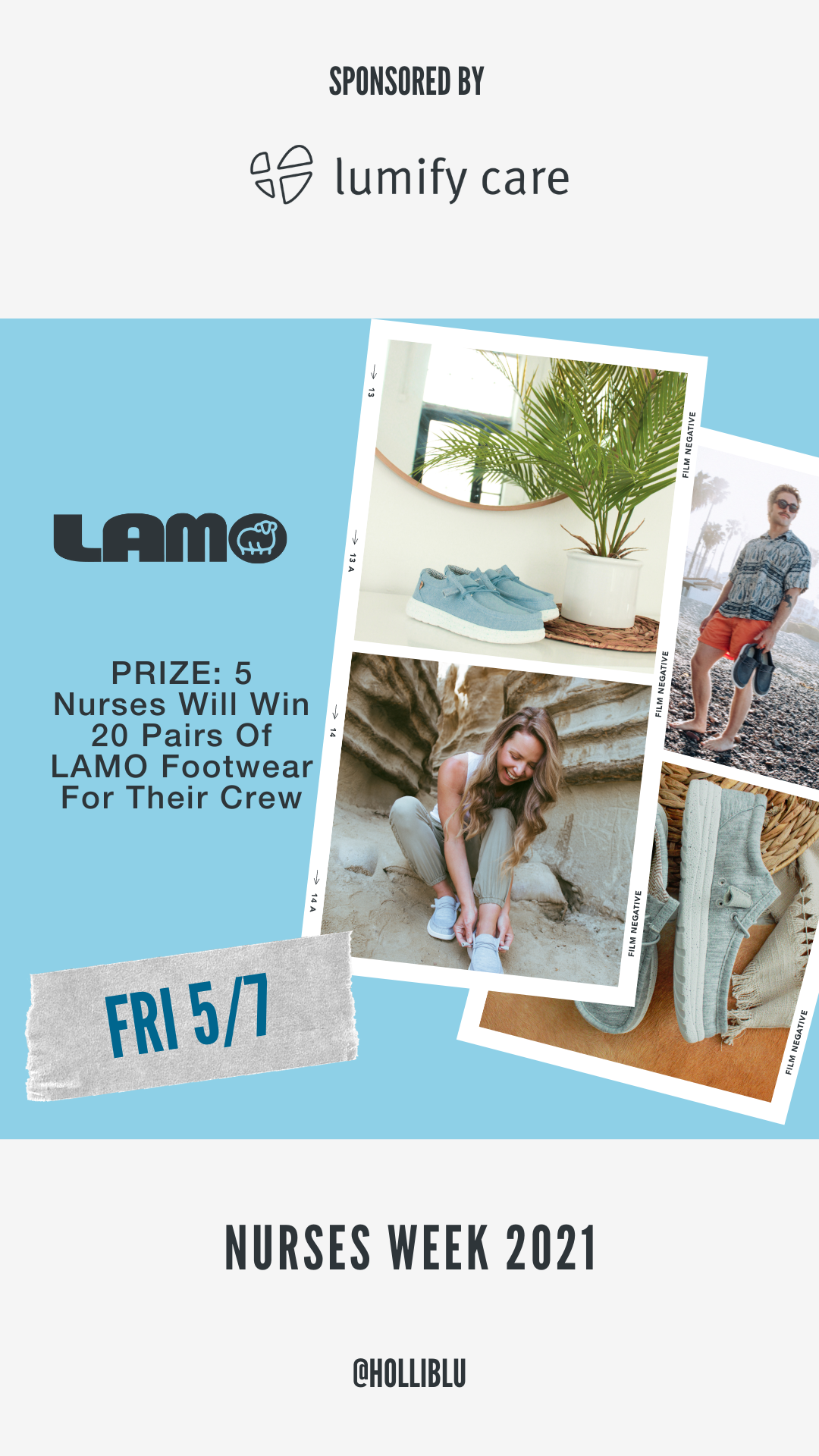 LAMO Donates 100 Pairs of Footwear to the HOLLIBLU Nursing Community