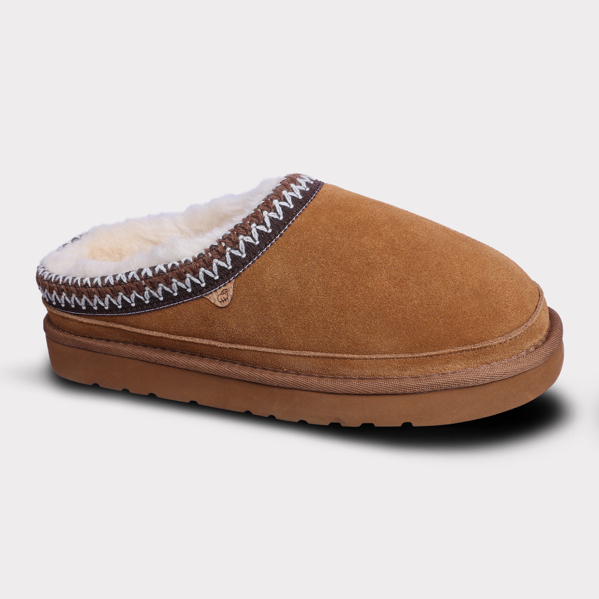 Sunset suede moccasin on sale slippers