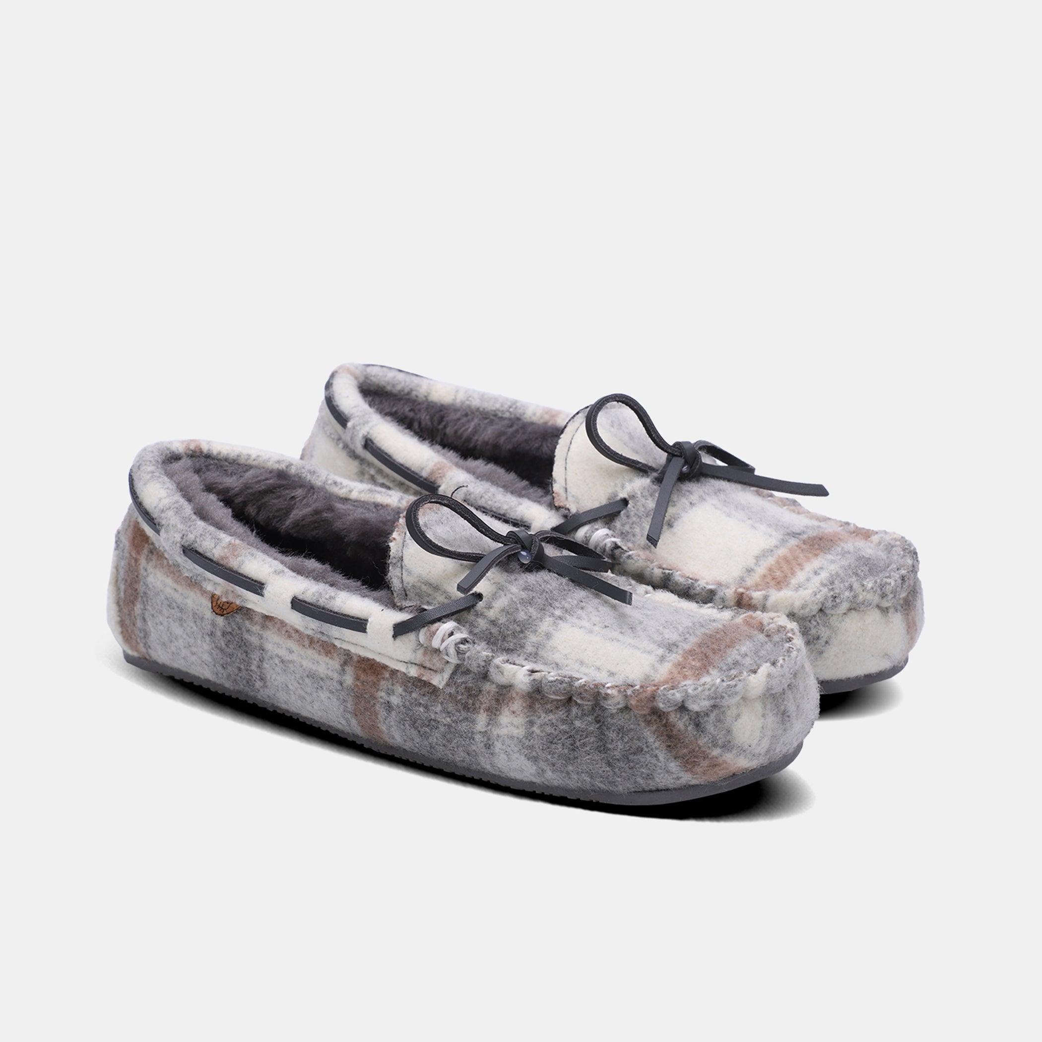 Women's deals plaid moccasins